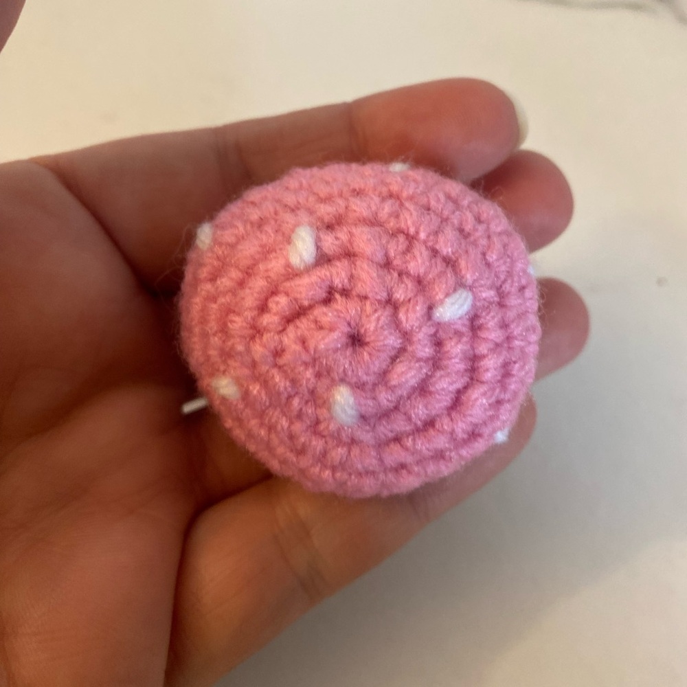 ⛱️ Crochet Popping Mushroom Spring Pink - Picture 4 of 4
